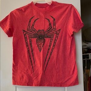 Red SpiderMan Graphic Kids T-Shirt